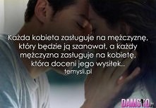 kobieta zasługuje....