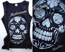Taka czaszka z ostatniej chwili od Malowanych Koszulek :)