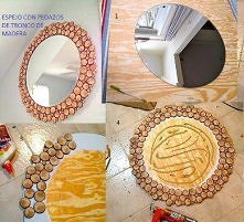 jest na prawdę mnóstwo możliwości jak możemy ozdobić lustro...przypomina mi się odcinek bitwy o dom, w którym uczestniczka zrobiła ramę z muszelek, wyglądało to dość fajnie :)