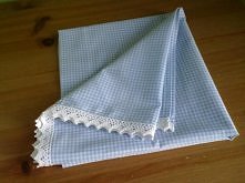 Lambrekin błękitna krateczka