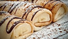 Naleśniki z bananowym farszem