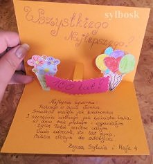 kartka na urodziny koleżanki