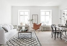 salon, styl skandynawski, F...