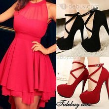 Czerwień, zawsze kobieca.