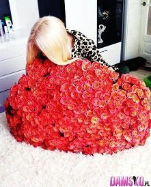 ogromny bukiet róż