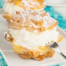 Ptysie z tradycyjnym kremem