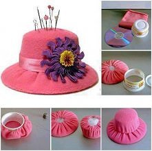 igielnik kapelusik handmade