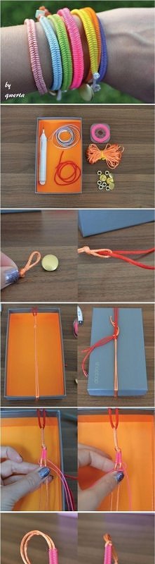 bransoletki z muliny trochę inaczej ;)
podobają się wam ?