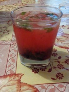 miętowe borówki
