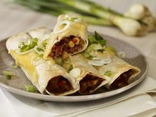 Meksykańskie placki burritos:
 - mięso mielone z kurczaka – 400 gramów
 - kukurydziane lub pszenne placki tortilla – 10 sztuk
 - Fix Kurczak po meksykańsku Knorr – 1 sztuka
 - s...