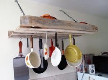diy, pallet, pot, rack, tutorial