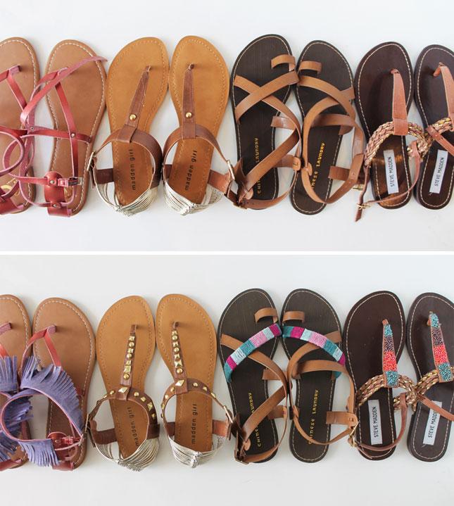 ways, transform, sandal, tutorial, handmade