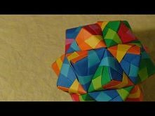 diy, origami icosahedron, k...