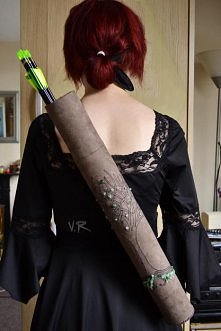 Mój świeżo zrobiony kołczan...