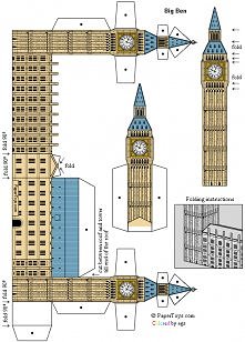 Papierowy Big Ben