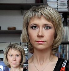 Przed i po makijazu