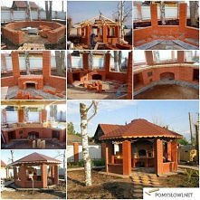 samodzielnie zrobiona altana