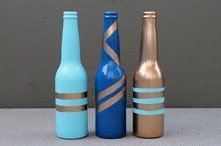 Butelki malujemy na kolor w...