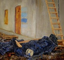 akryl na desce 2013r