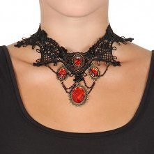 Vintage Gothic Lace Necklace