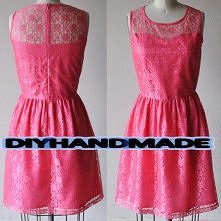 hand made

-sukienka 1 lub 2 kolorowa 
-Sukienka o kroju delikatnego klosza
-dół satynowy po matowej stronie 
-gorset serduszko
-na wierzchu koronka bawelniana