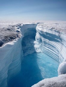 Glacial Canyon, Greenland.