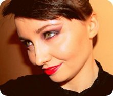 Halloweenowy make up:)