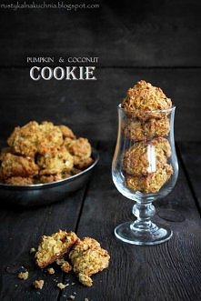 Ciasteczka dyniowo - kokosowe (niskokaloryczne - bez tłuszczu)