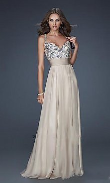 Nude La Femme Dress Prom Dresses Cheap Sale