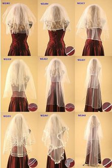 różne długości welonu <3