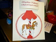 kartka na pierwsze urodziny - Karuzela 1