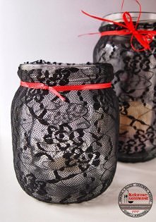 słoiki z rajstop :)