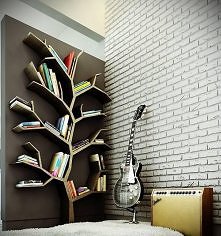 Regał na półki- drzewo