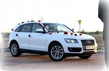 Przepiękny samochód, przepiękna dekoracja - na ślub idealny <3