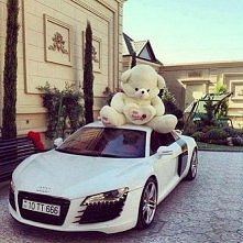 samochód # pluszak # miś