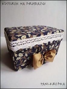 kuferek handmade z tektury ...