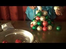 Super Fantastic and Easy to Make Ornament Tree (using Dollar Tree Materials) !!