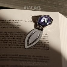 Romantyczna, elegancka zakładka idealna do książek oraz do spinania wyjątkowych dokumentów, Wykonana z metalu w kolorze antycznego srebra,