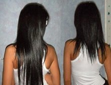 przedłużane włosy