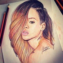 Rysunek Rihanna