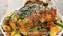 Kurczak z mięsno-pieczarkowym farszem