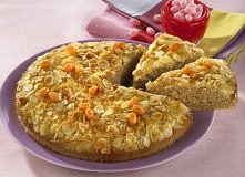 Ciasto migdałowe z ajerkoniakiem