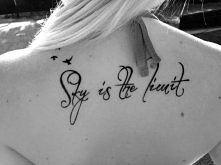 Sky is the limit 
♥