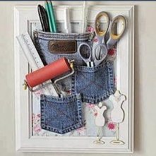 Jak wykorzystać stare jeansy-inspiracje diy.