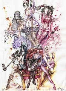 League of Girls :) - rysunek