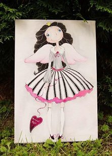 aniołek stróż malowany na płótnie 40 zł 

pupuncia@gmail.com