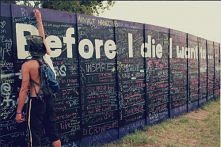 Before I die I want to...