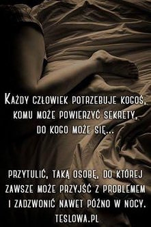 Każdy człowiek potrzebuje kogoś...