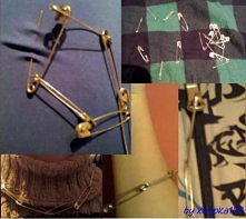 by kropka123
pomysł na zastosowanie agrafek:3
jako bransoletki,przypinki do zamka,kolczyka,naszyjnika czy ozdoby na bluzke<3