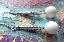 Kolczyki z korala białego